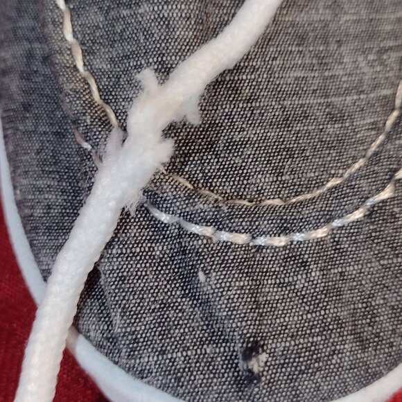 Women’s Canvas Casual Black and White Shoes – Size 7 - Picture 10 of 14